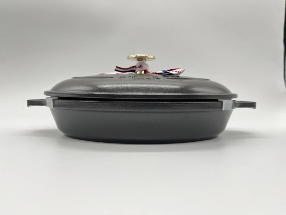 ストウブ オーバルホットプレート staub ホットプレート 23cm 蓋付 23㎝×17㎝ 未使用品staub オーバル STAUB ホワイト グレー 新品未使用 ブラック 未使用Staub セット