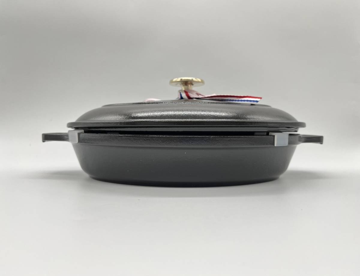 ストウブ オーバルホットプレート staub ホットプレート 23cm 蓋付 23㎝×17㎝ 未使用品staub オーバル STAUB ホワイト グレー 新品未使用 ブラック 未使用Staub セット