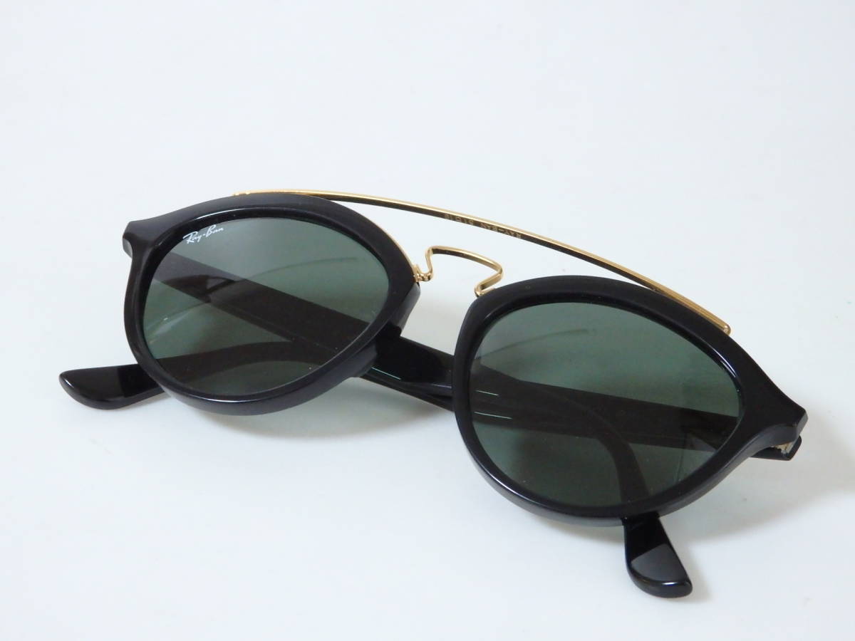 本物 美品 Ray Ban レイバン サングラス ダブルブリッジ RB4257-F 