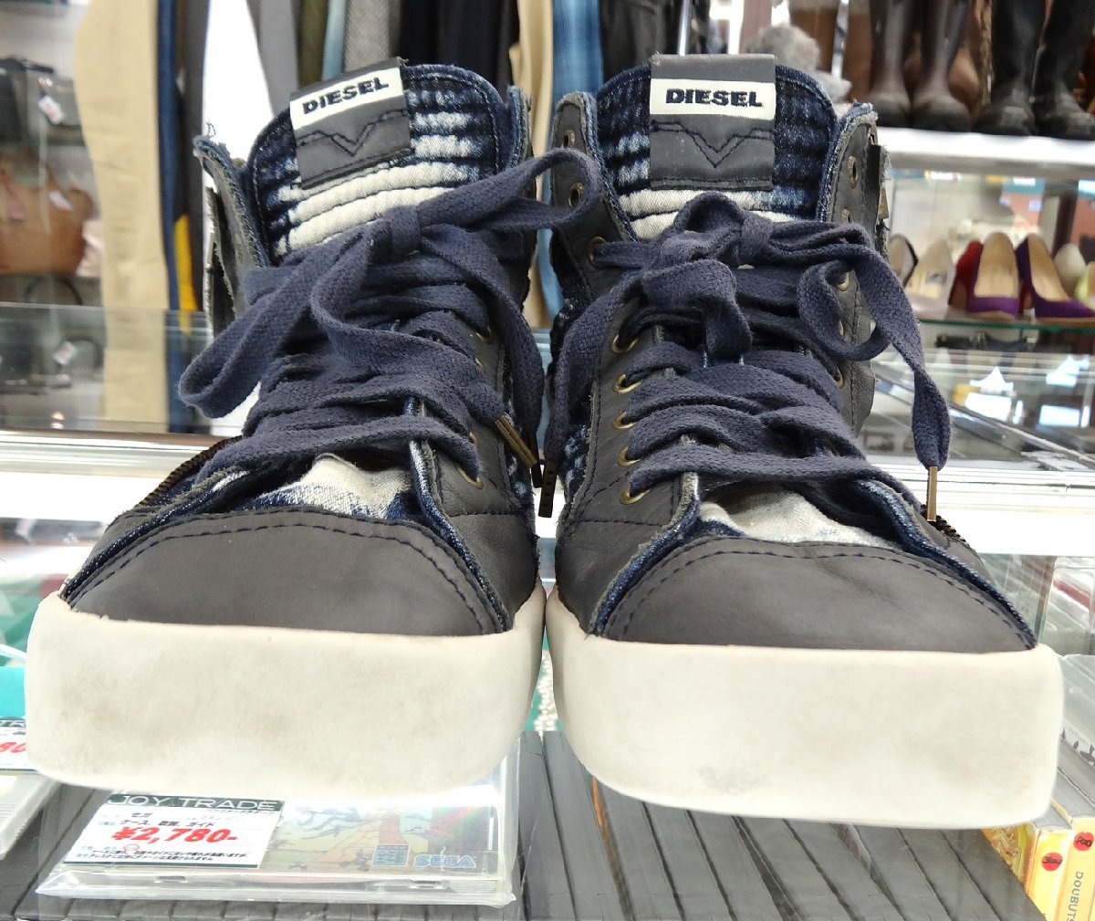 ディーゼル DIESEL D-STRING PLUS スニーカー ハイカット サイドジップ