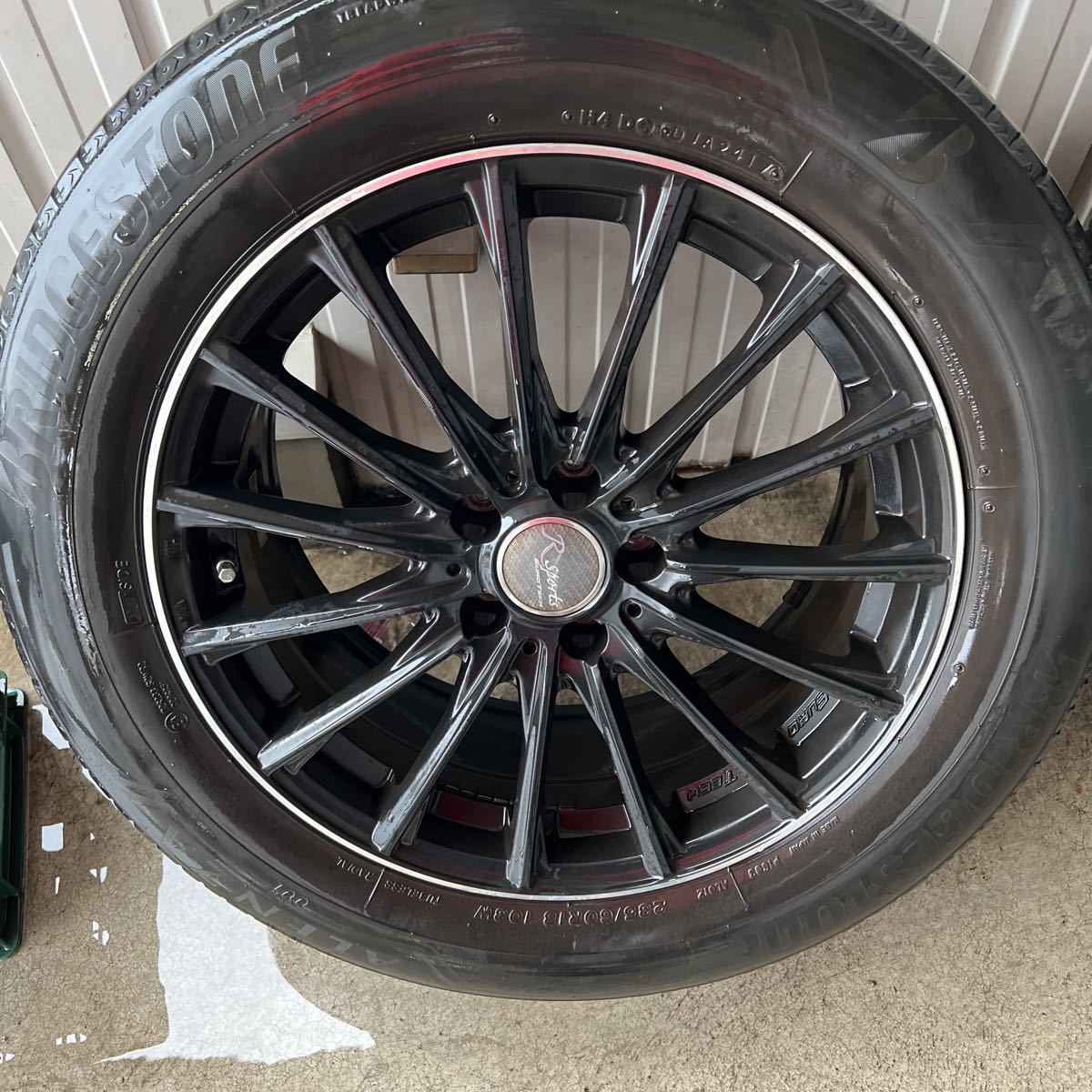 4本 アウディ Q5 社外 ユーロテック R SPORTS 18インチ ホイール 8J + 