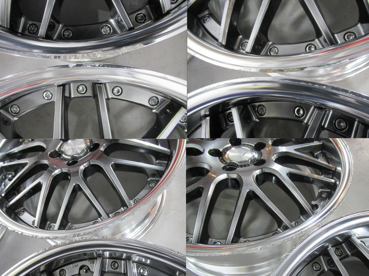 大人気】 激安即決WORK Lanvec LM1 ワーク ランベック 4本 19インチ 