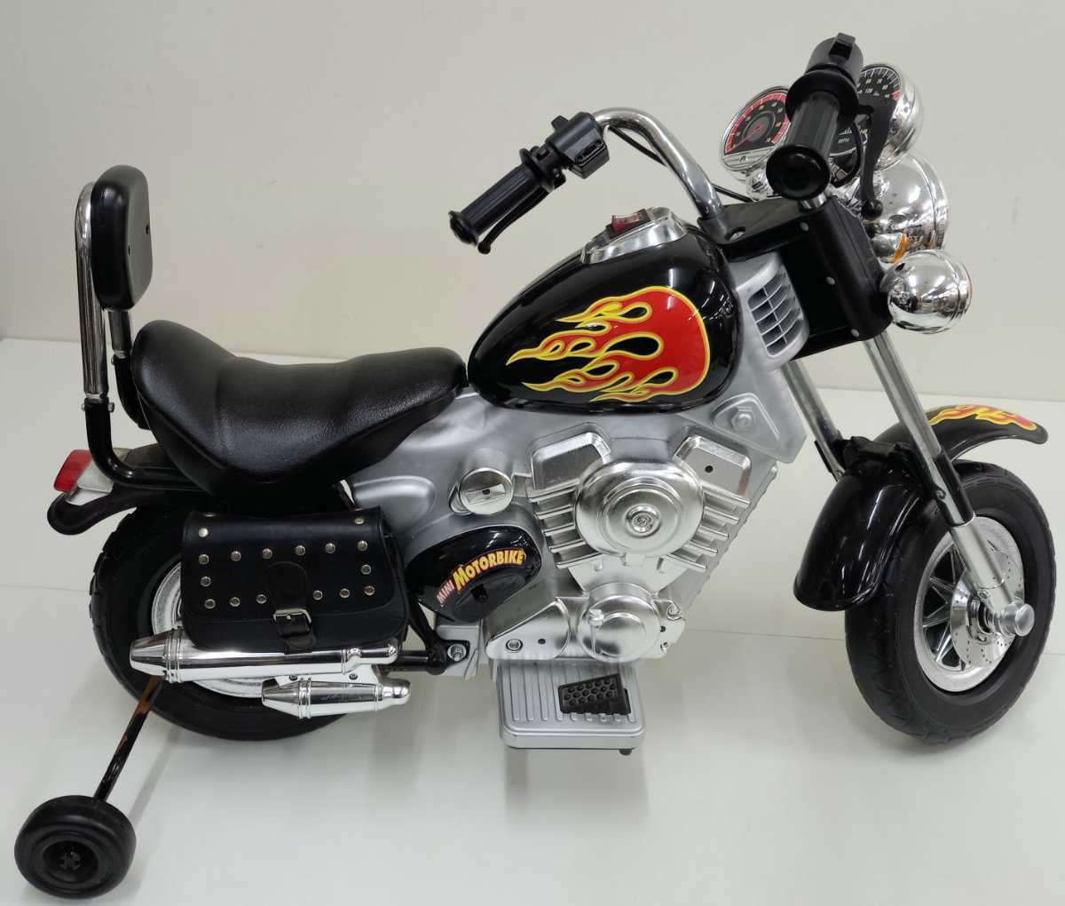 □H MINI MOTORBIKE 6V 4.5AH 中古 電動バイク ポケバイ ペダルカー 