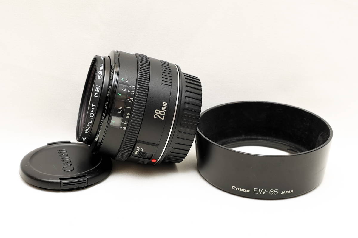 Canon EF 28mm F2.8 単焦点レンズ 保護フィルター付 Canon EF 28mm F2