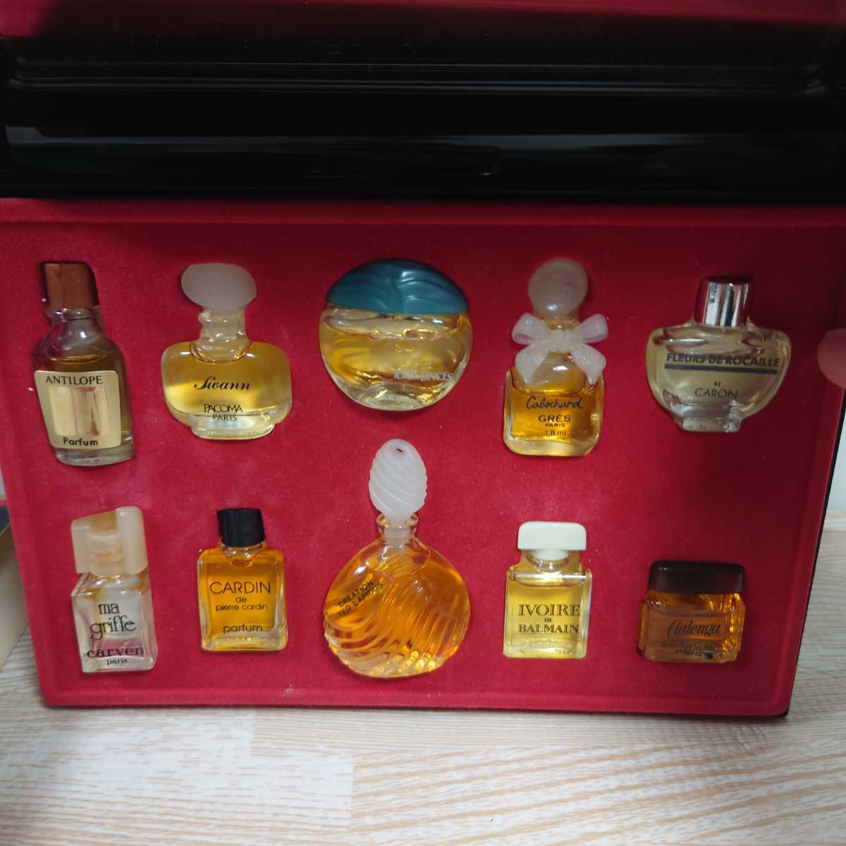 香水 フランス製ミニ香水6本セットPARFUMS PARIS ヴィンテージコレクション