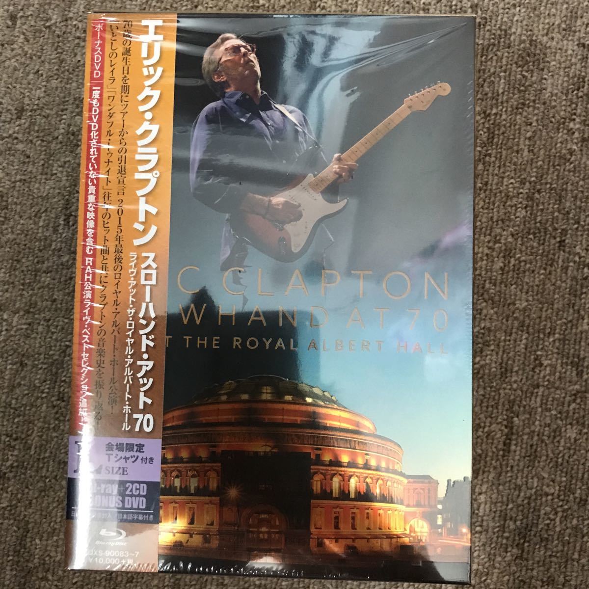 新品同様 会場限定Tシャツ付き Blu-ray+2CD+DVD Eric Clapton