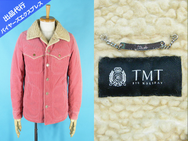 TMT ボア ランチコート コーデュロイジャケット ピンク M TMT ティーエムティー ボアランチジャケット コーデュロイ TJK-F09SP04