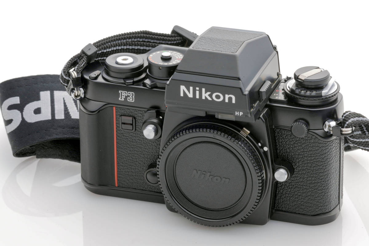 希少・値下可】Nikon F3 HP 単焦点・フィルム・ストラップ・三脚付き