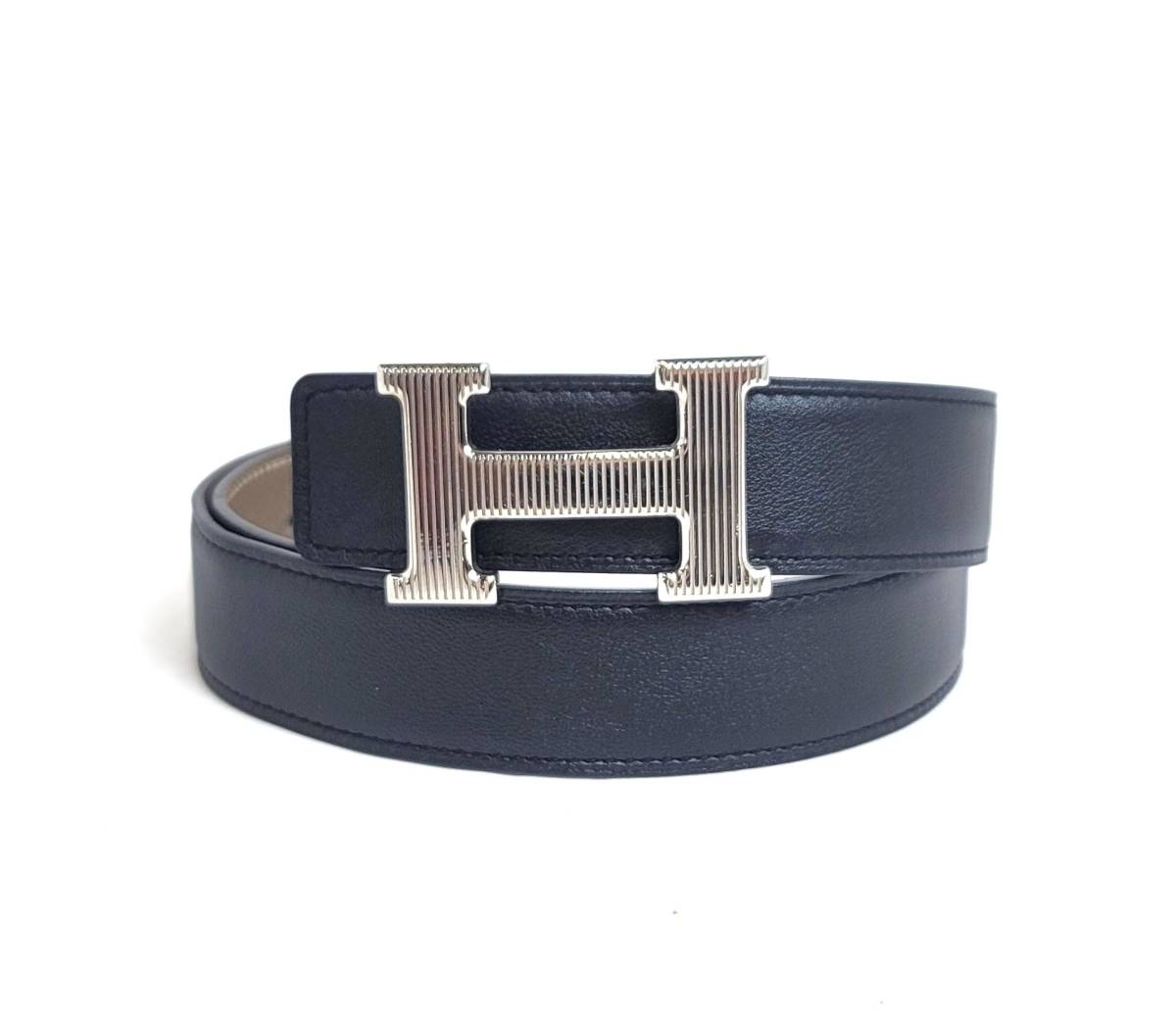 エルメス Hベルト リバーシブル シルバー金具 R刻印 Hバックル
