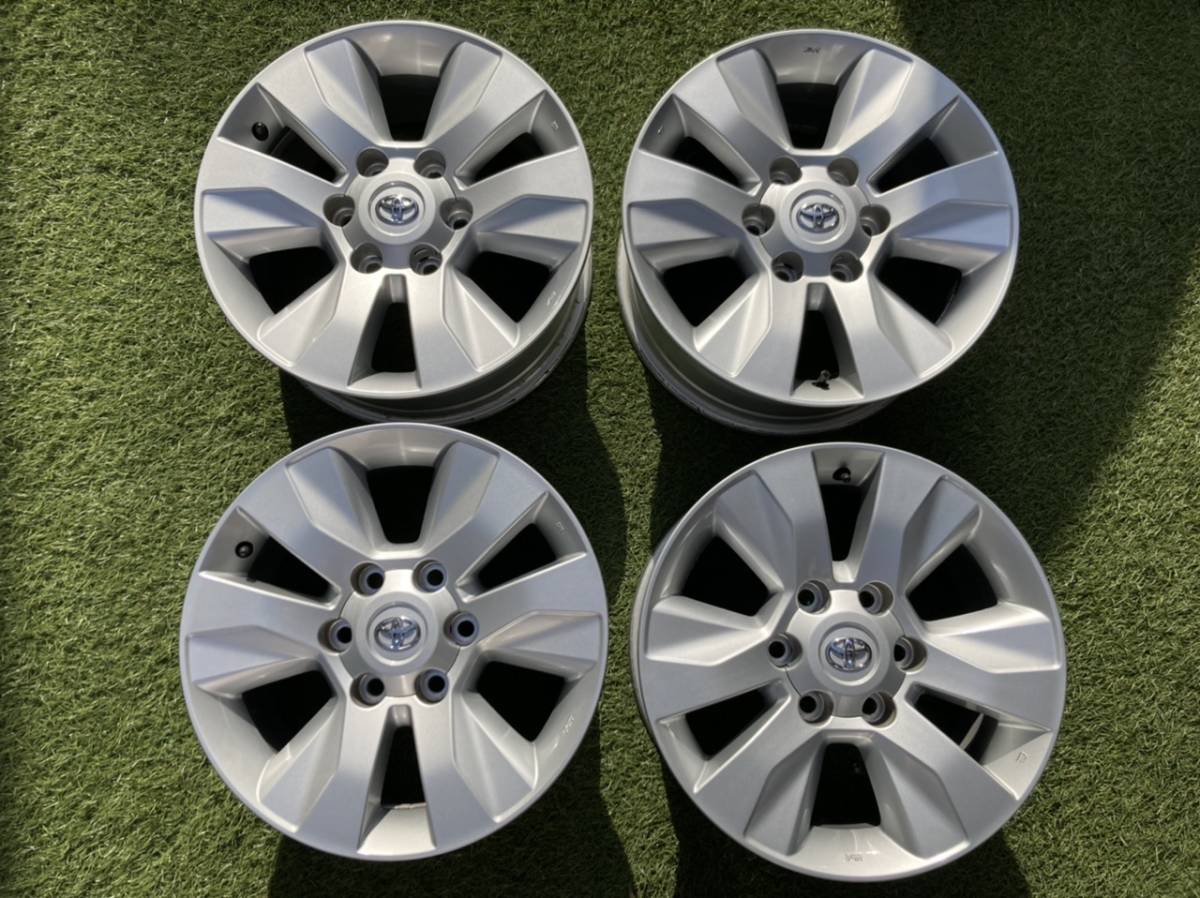 新車外し 美品 室内保管 トヨタ ハイラックス GR 純正 ホイール タイヤ