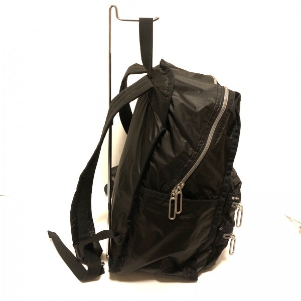 レスポートサック LESPORTSAC リュックサック - 化学繊維 黒 美品 バッグ レスポートサック LeSportsac LESPORTSAC &amp; LESPORTSAC(レスポートサック) 軽量