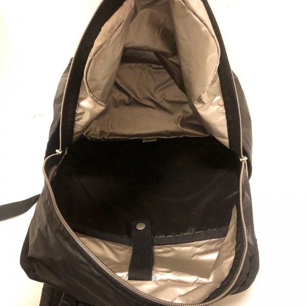 レスポートサック LESPORTSAC リュックサック - 化学繊維 黒 美品 バッグ レスポートサック LeSportsac LESPORTSAC &amp; LESPORTSAC(レスポートサック) 軽量