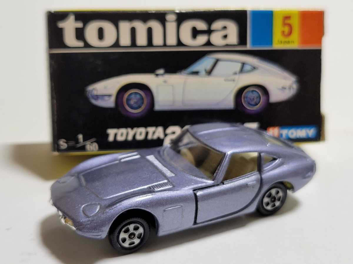 トミカ 黒箱 5-1-3 トヨタ 2000GT うす紫ボディ「1Aホイール」日本製