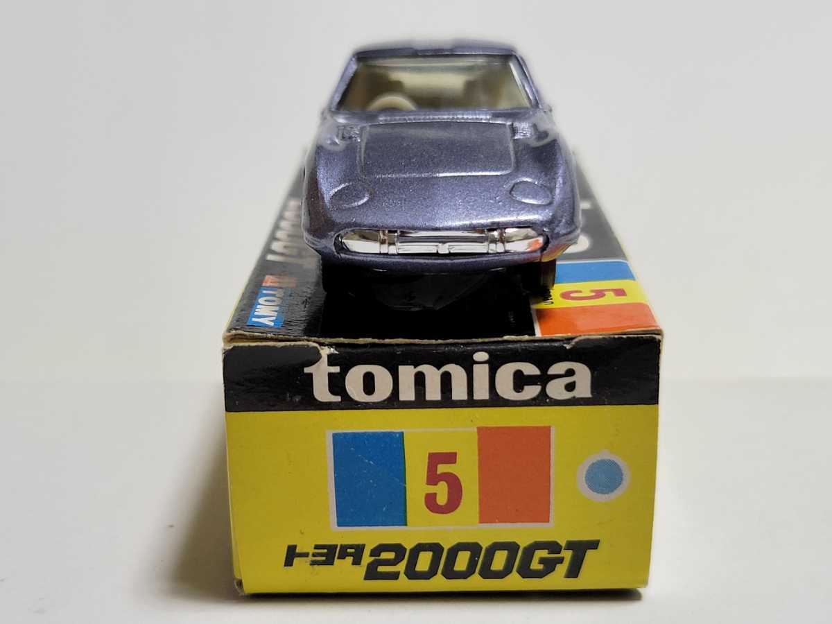 トミカ 黒箱 5-1-3 トヨタ 2000GT うす紫ボディ「1Aホイール」日本製