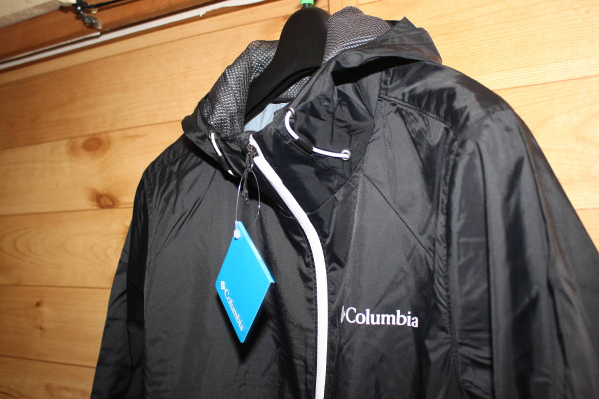 未使用コロンビアcolumbia サイズM パッカブルナイロンジャケット 防水 