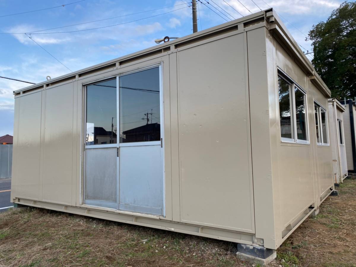 K13さいたま市発 三協フロンテア 4坪2連棟 下見相談可 検)プレハブ 