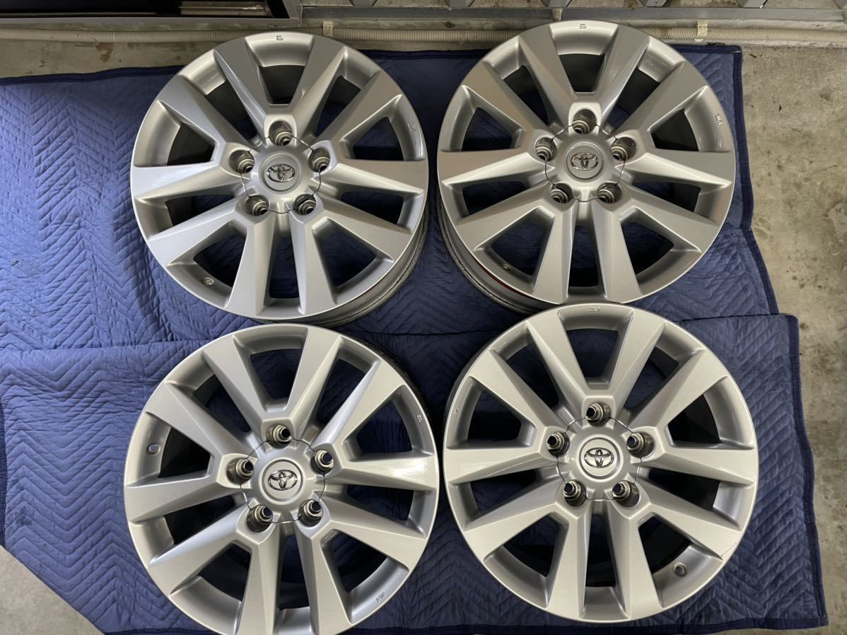 ヤリスHV用純正ホイール 新車外し 美品ランクル 200 中期 ZX純正ホイールセット 【公式通販】