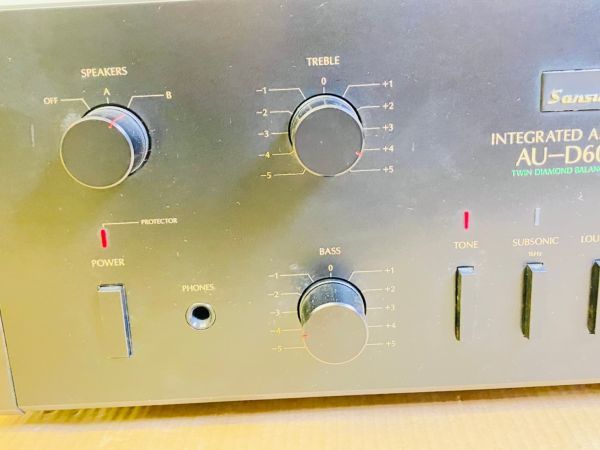 F622-O13-351 SANSUI サンスイ INTEGRATED AMPLIFIER アンプ AU-D607X 通電OK ① アンプ Accuphase サンスイ | News Max.1000W