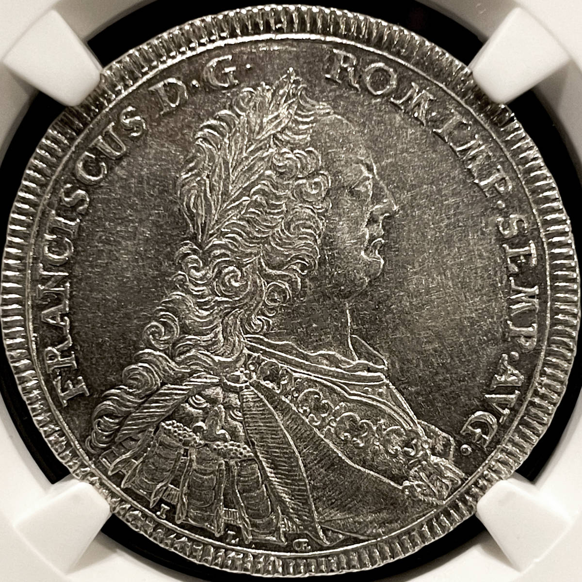☆都市景観 ドイツ・レーゲンスブルク☆ 1754年 1/2ターラー銀貨 AU58