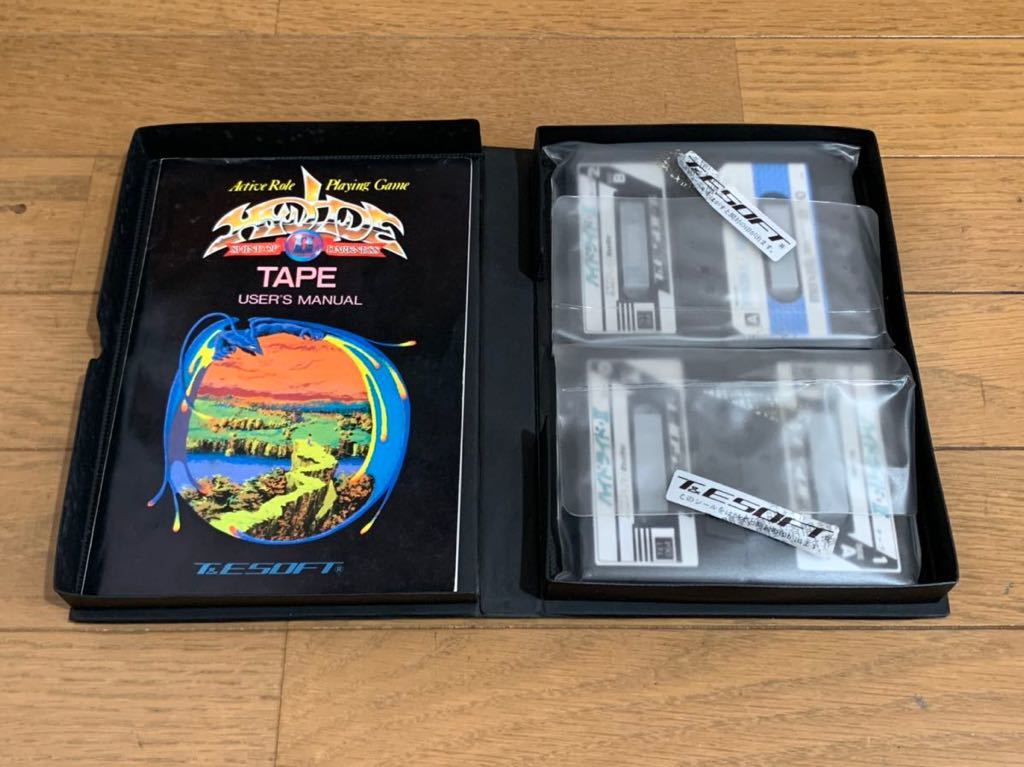 ゲリラ特価【レア・美品】 SHARP X1用 ハイドライド ハイドライド Retro - for PC SOFT MSX T&E GAME | (C)1984,1985 0