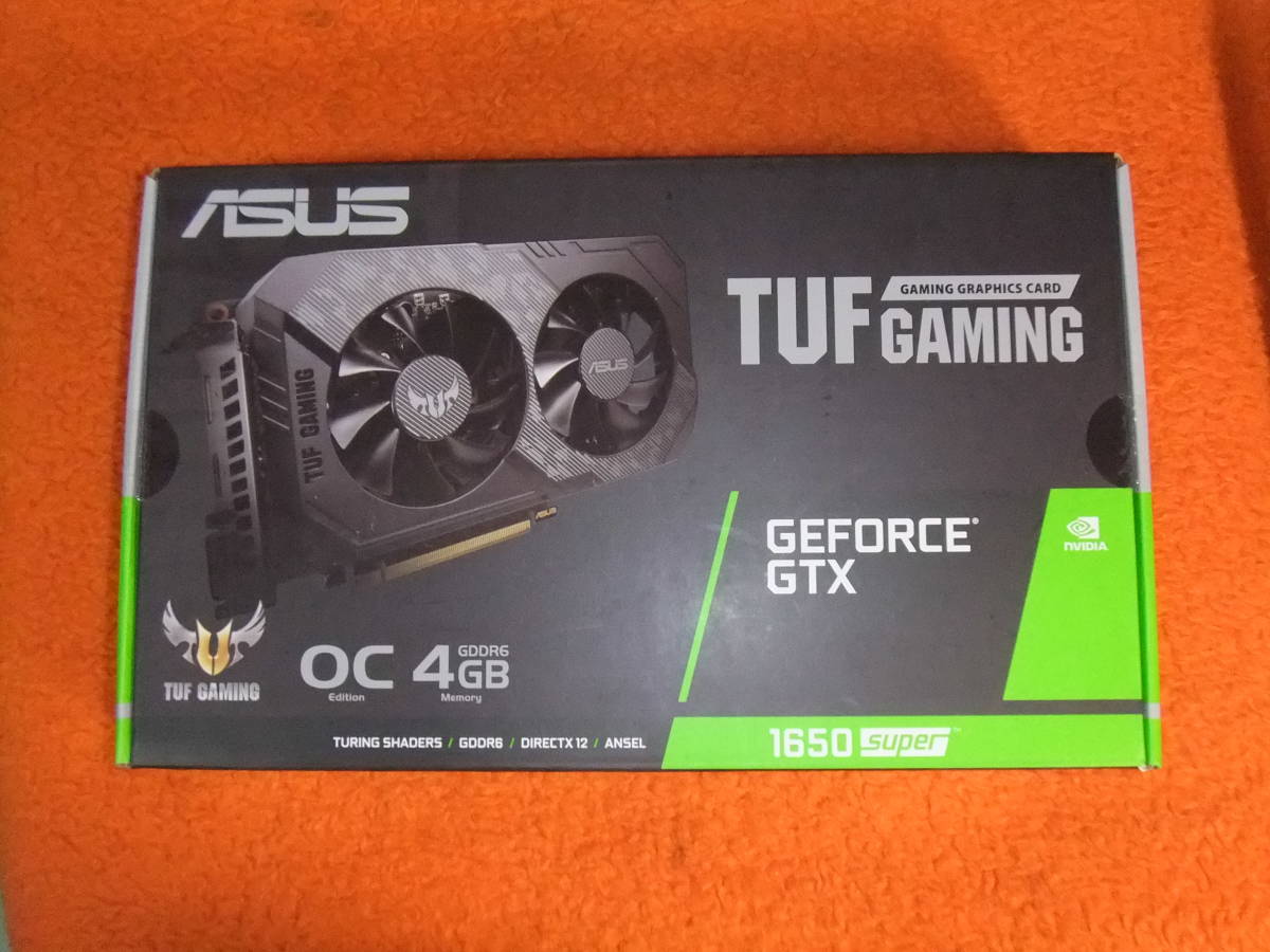 ASUS GeForce GTX 1650 SUPER TUF-GAMING ビデオカード グラフィック