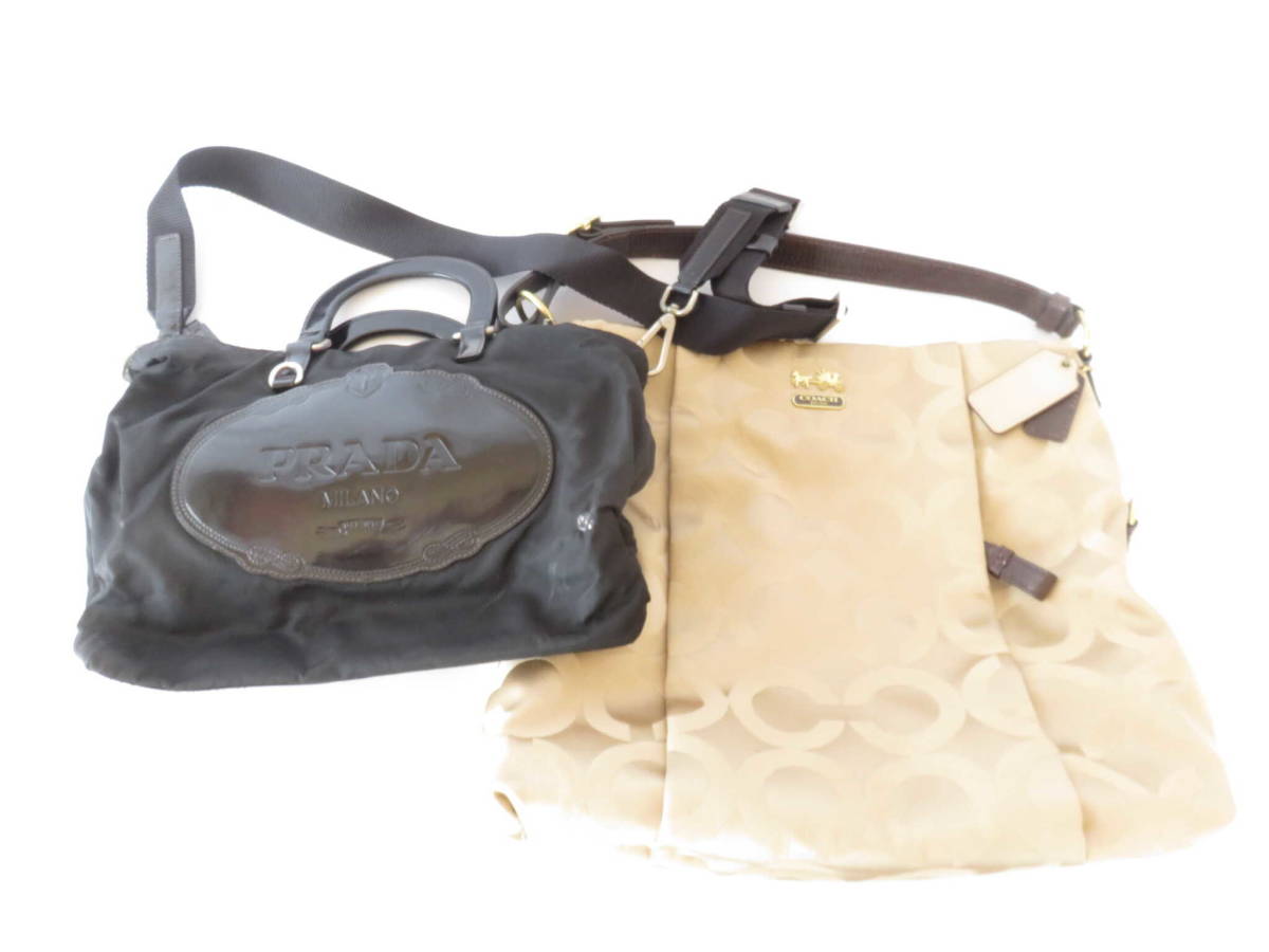安い，新品 1円 コーチ プラダ シグネチャー ショルダーバッグ セット CQ411(その他)｜売買されたオークション情報、yahooの商品情報をアーカイブ公開 - オークファン かばん、バッグ
