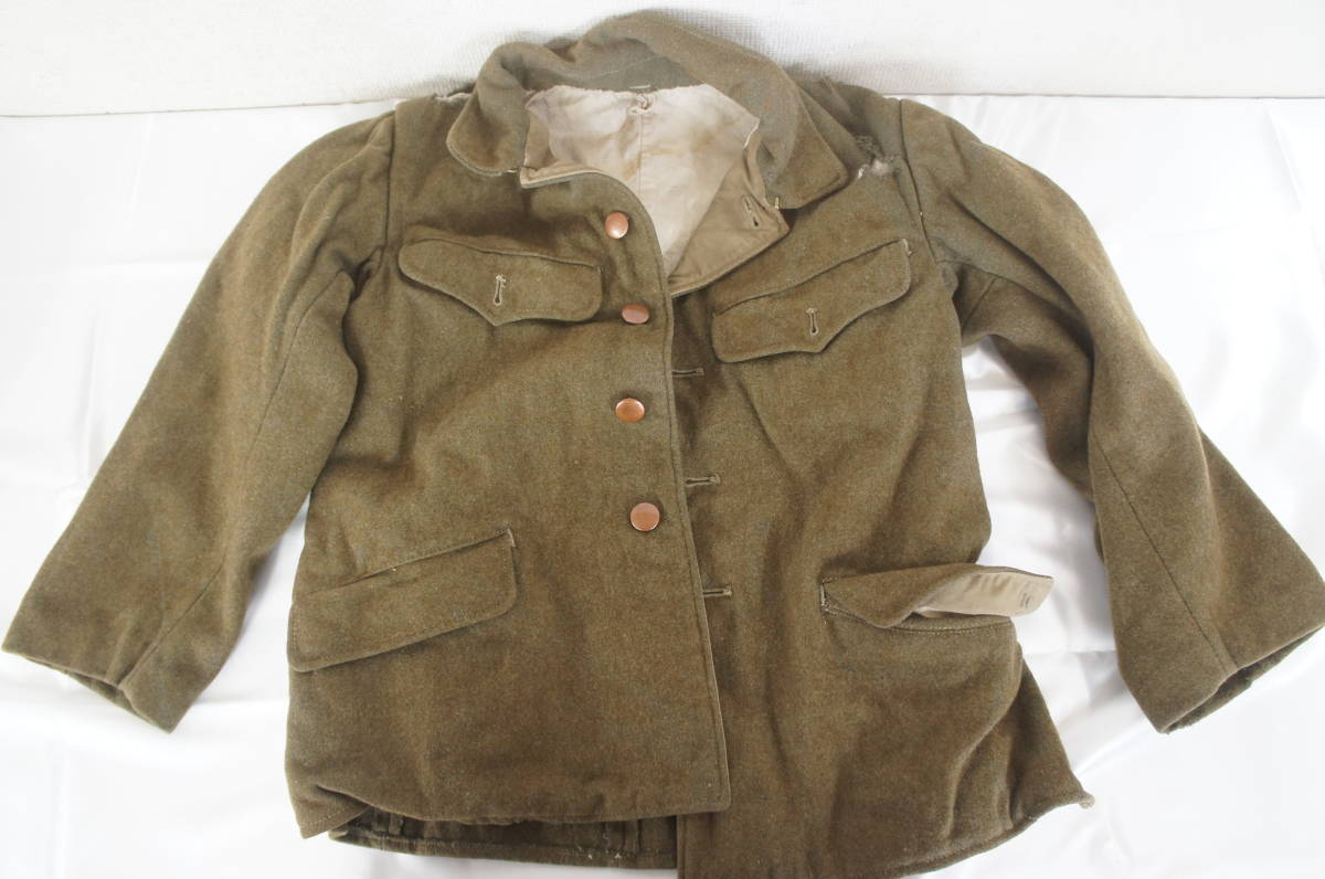 旧日本軍 三式 軍服 大支検定 大號 昭和19年製 1944年 日本陸軍 昭和十 