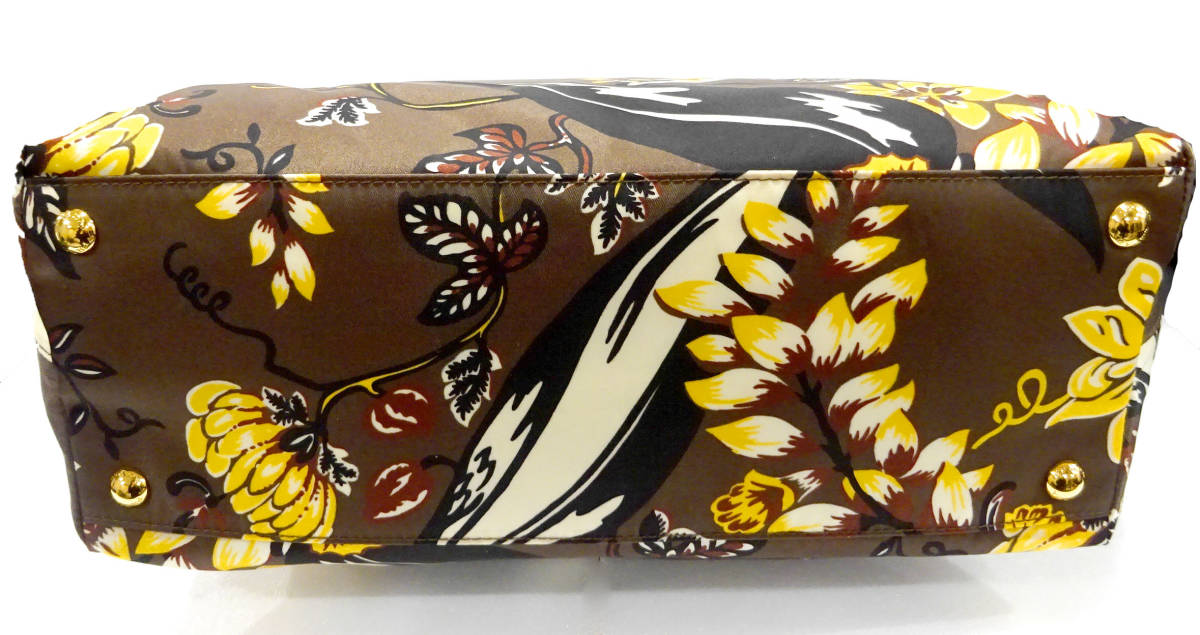 PRADA プラダ BN2741 2WAY 花柄 トート バッグ ショルダー フラワー 