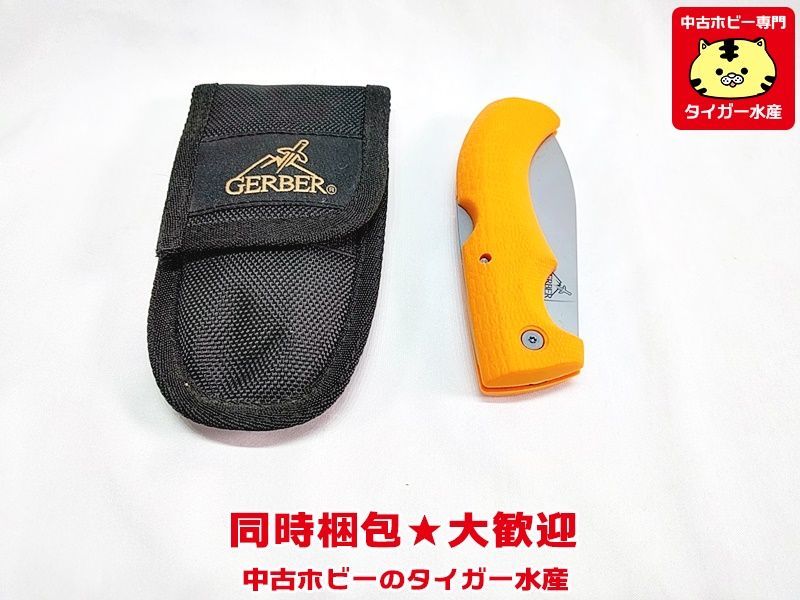 GERBERフォールディングナイフ154CMオレンジハンドルナイフ