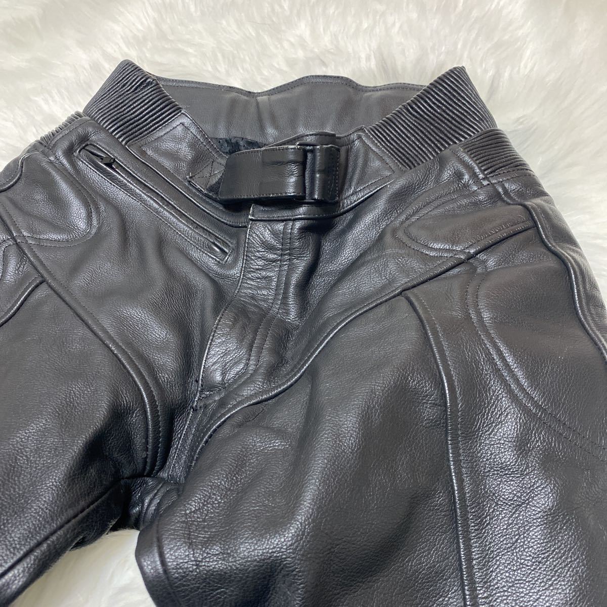 美品】NANKAI 南海 ライディングパンツ レザーパンツ カッコ良さ安全