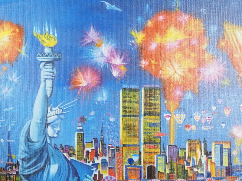 自由の女神 米国風景 ニュウーヨーク マンハッタン風景 F8号絵画 額付き ヒロヤマガタ 自然 風景画 売買されたオークション情報 Yahooの商品情報をアーカイブ公開 オークファン Aucfan Com