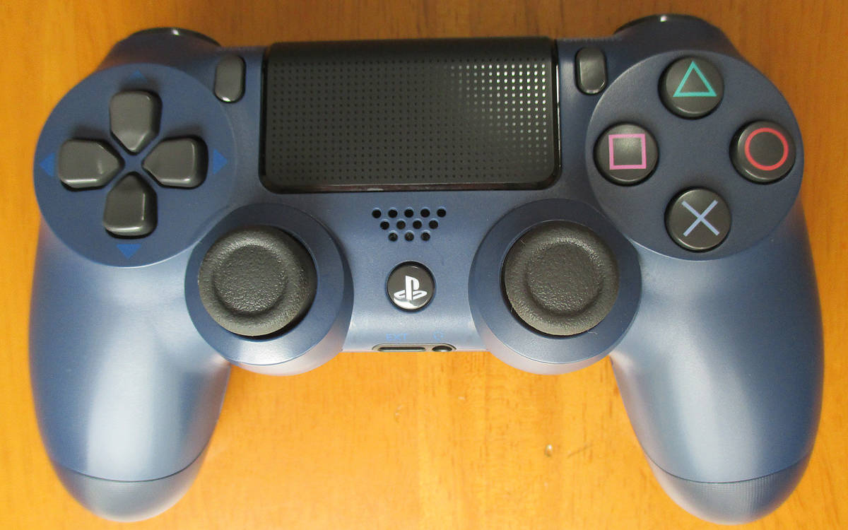 プレイステーション4 純正 ワイヤレスコントローラー DUALSHOCK 4 ミッドナイト・ブルー_1
