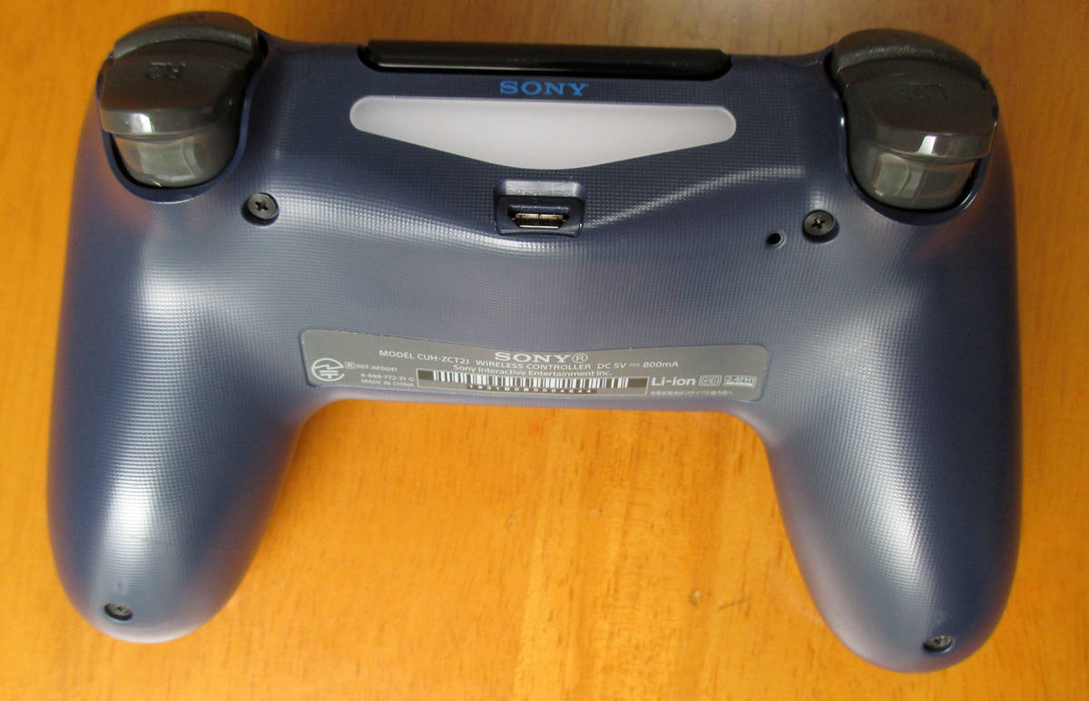 プレイステーション4 純正 ワイヤレスコントローラー DUALSHOCK 4 ミッドナイト・ブルー_2