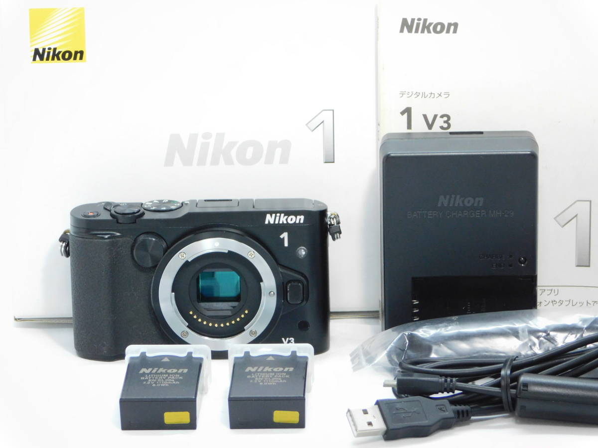 164070420 Nikon 1 V3 ボディ ニコン ニコンワン ☆バッテリー2個！