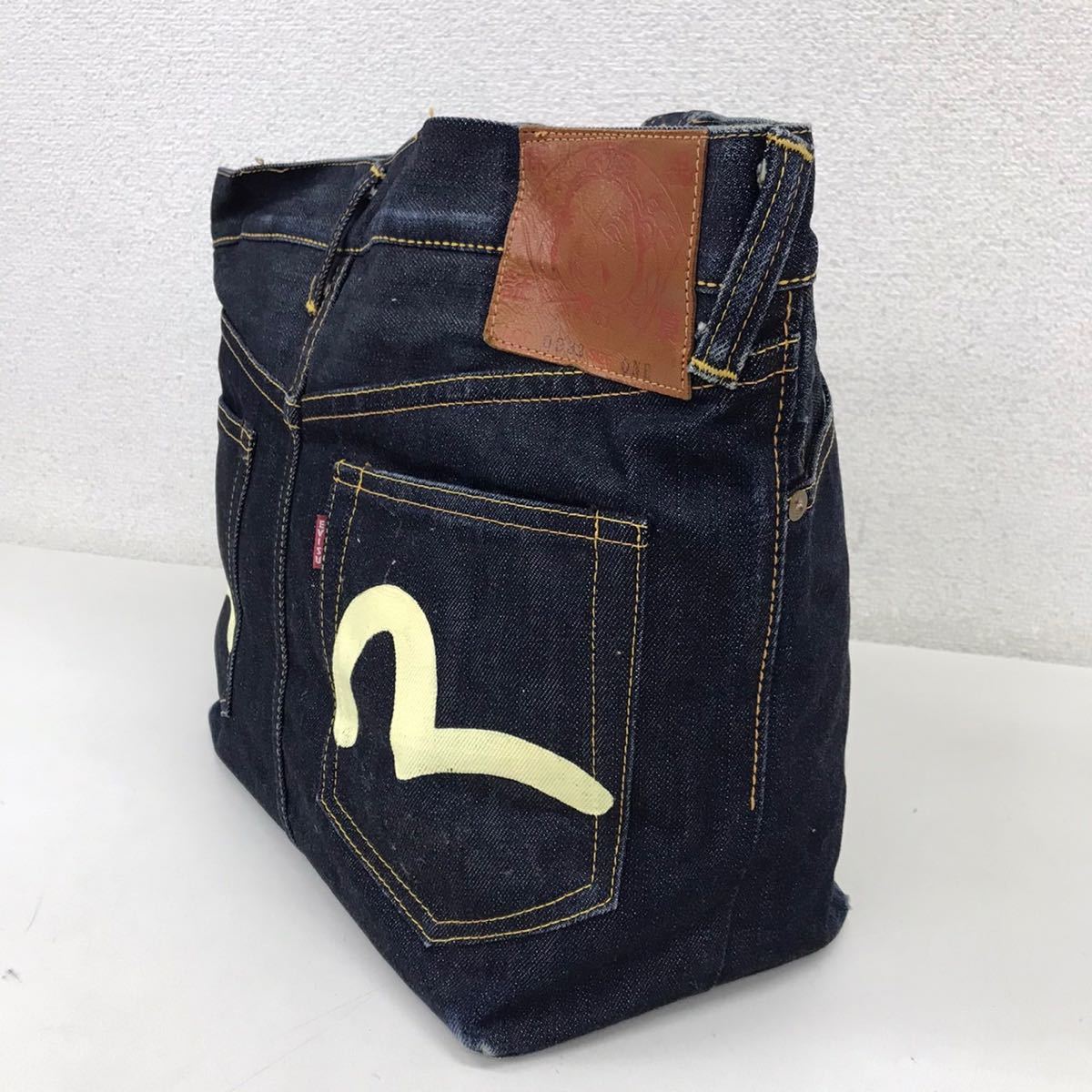 EVISU エヴィス【Gパン型】カモメペイント トートバッグ ワン  