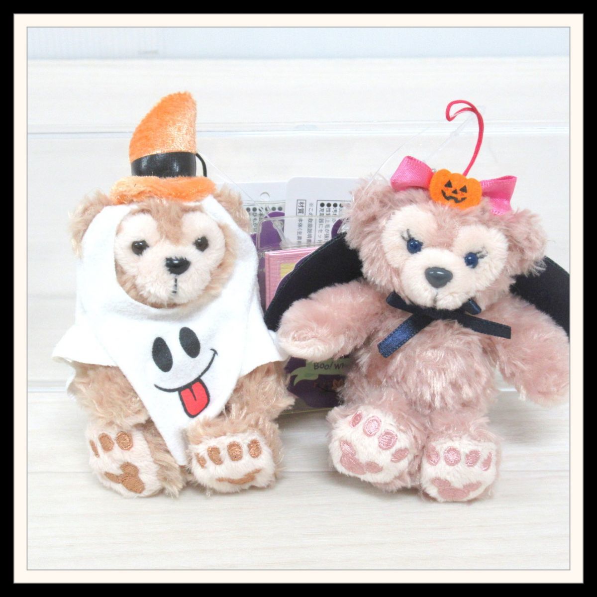 ダッフィー シェリーメイ ぬいぐるみストラップ ハロウィン16 2点セット おばけ ディズニーシー N3 S1 ダッフィー 売買されたオークション情報 Yahooの商品情報をアーカイブ公開 オークファン Aucfan Com