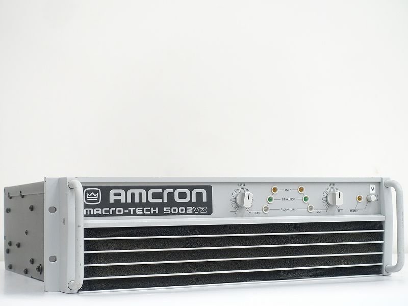 □□AMCRON MACRO-TECH 5002VZ パワーアンプ MA-5002VZ アムクロン
