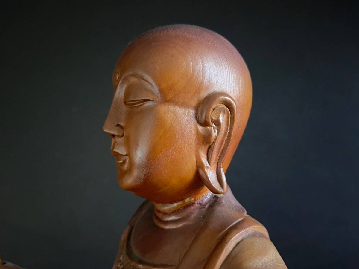 仏教美術 時代 木造木彫 地蔵菩薩立像 特大62cm 古美術品 大分県某寺院