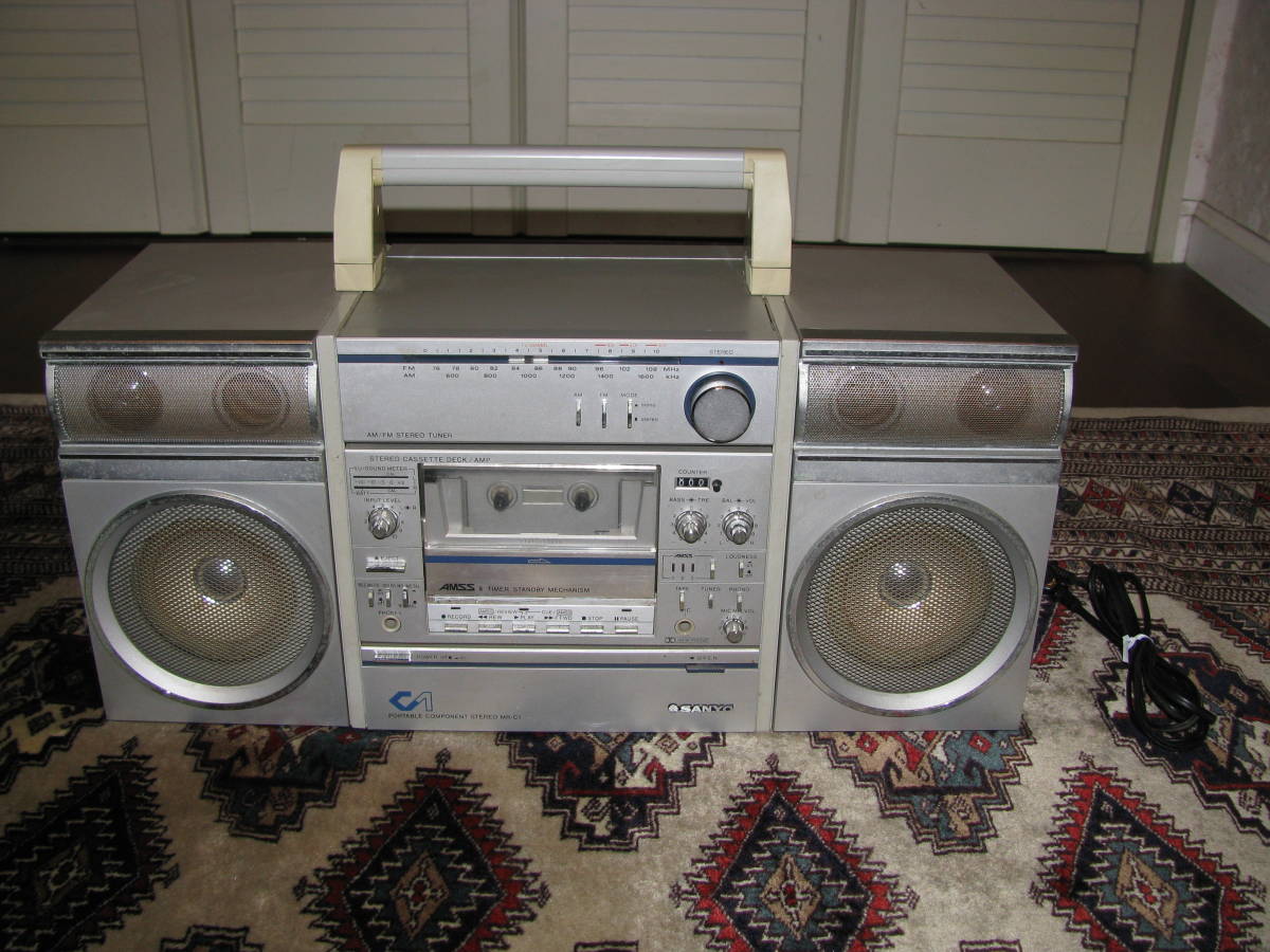SANYO カラオケメイト ラジカセ 15年前 SANYO MR-A5 ONE PUSH