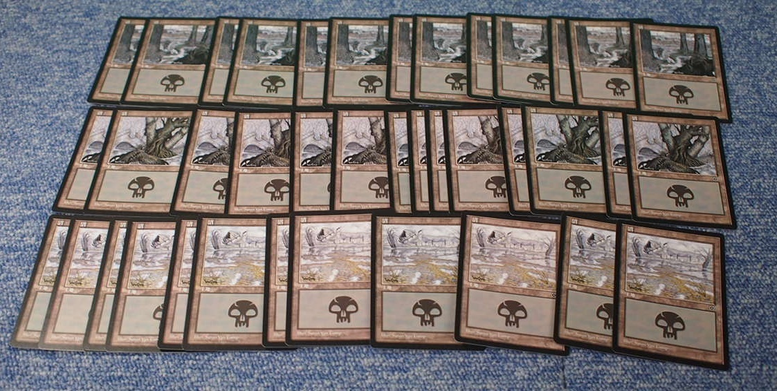 YI ア4-168 MTG 日本語版 ポータル・セカンドエイジ 基本土地 約140枚 