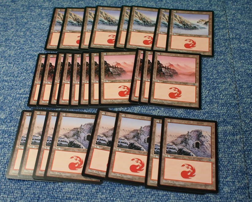 YI ア4-168 MTG 日本語版 ポータル・セカンドエイジ 基本土地 約140枚 
