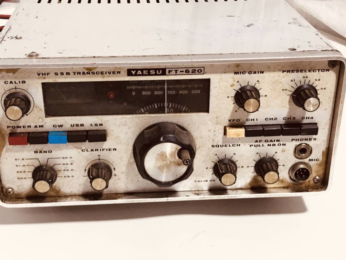 驚きの破格値，お買い得 ヤエス 無線機 YAESU FT-620 VHF SSBトランシーバー 50MHz ジャンク品(固定)｜売買されたオークション情報、yahooの商品情報をアーカイブ公開 - オークファン 固定