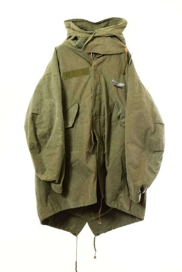 美品 READYMADE ライナー付 フィッシュテイルパーカ モッズ コート 1 カーキ レディーメイド KL4CQCUP43