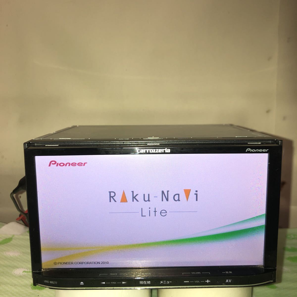 メモリーSDナビ カロッツェリア MRZ77 ワンセグブルートゥースDVD