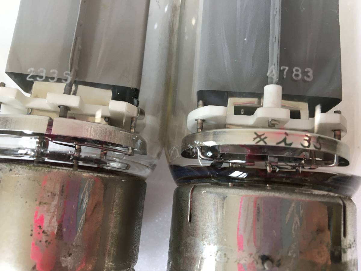 トランス 貴重UTC 動作品 EL84&frasl;6BQ5&frasl;MP-GD マッチドペア2本1組 タカチ ☆S185☆真空管 2個セット JRC 4B13 2335/4783 ジャンク