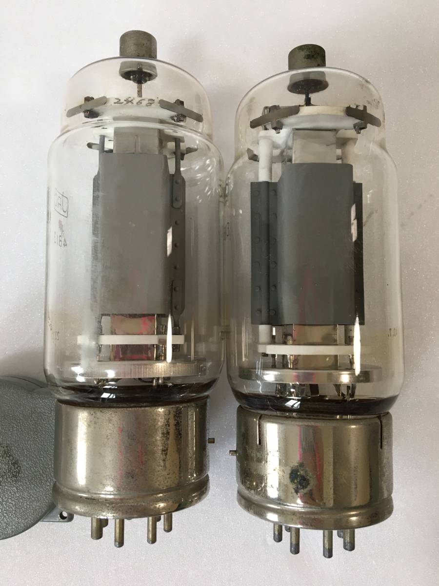 トランス 貴重UTC 動作品 EL84&frasl;6BQ5&frasl;MP-GD マッチドペア2本1組 タカチ ☆S185☆真空管 2個セット JRC 4B13 2335/4783 ジャンク