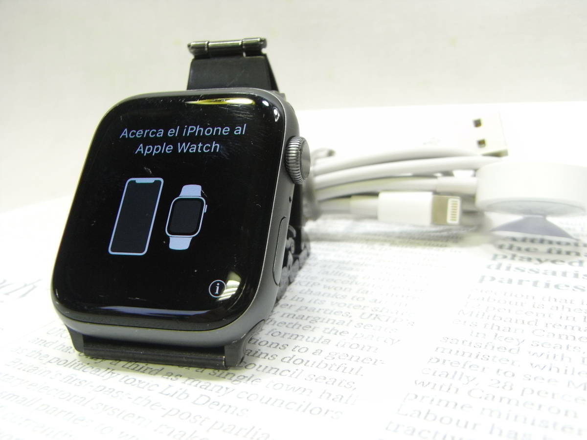 大人気，お買い得 Apple Watch Series 4 アルミニウム スペースグレイ 44mm(スマートウォッチ本体)｜売買されたオークション情報、yahooの商品情報をアーカイブ公開 - オークファン スマートウォッチ本体