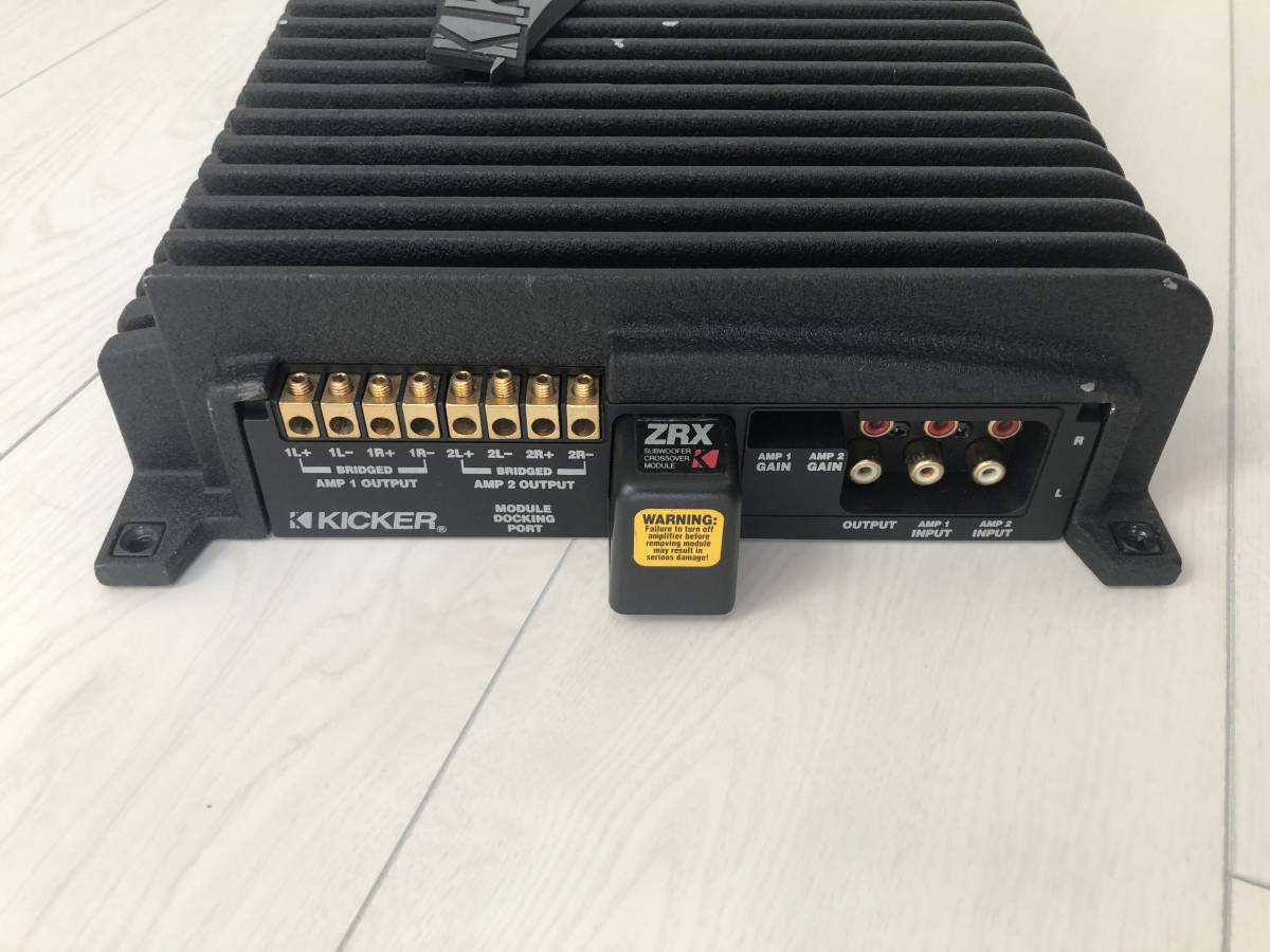 KICKER キッカー kicker アンプ ZX460 4ch ジャンク キッカー kicker