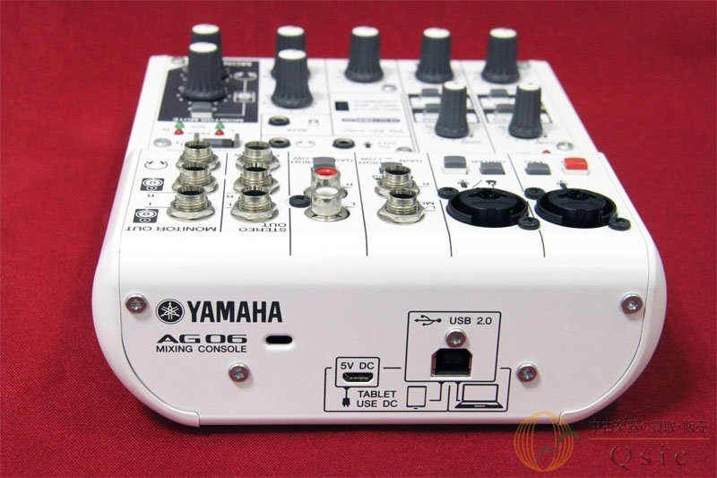 新品同様] YAMAHA AG06 インターネット配信に便利な6chミキサー [PI439