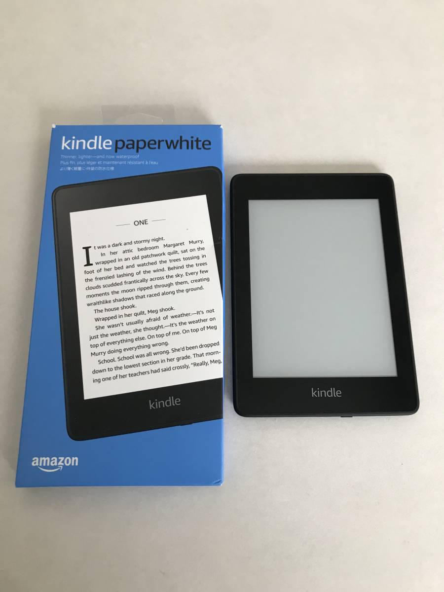 kindle paperwhite 第10世代 8GB Wi-Fiモデル ブラック 送料無料